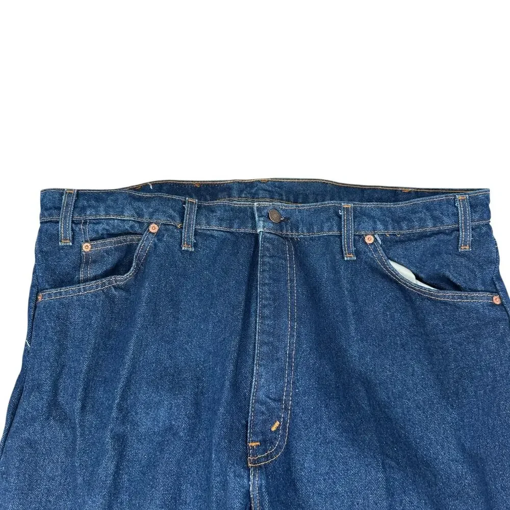 Vintage Levi's Orange Tab 505 Jeans Men’s 42 x 32‎ Dark Blue Denim Straight USA